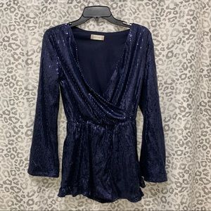 Sequin romper! Size S